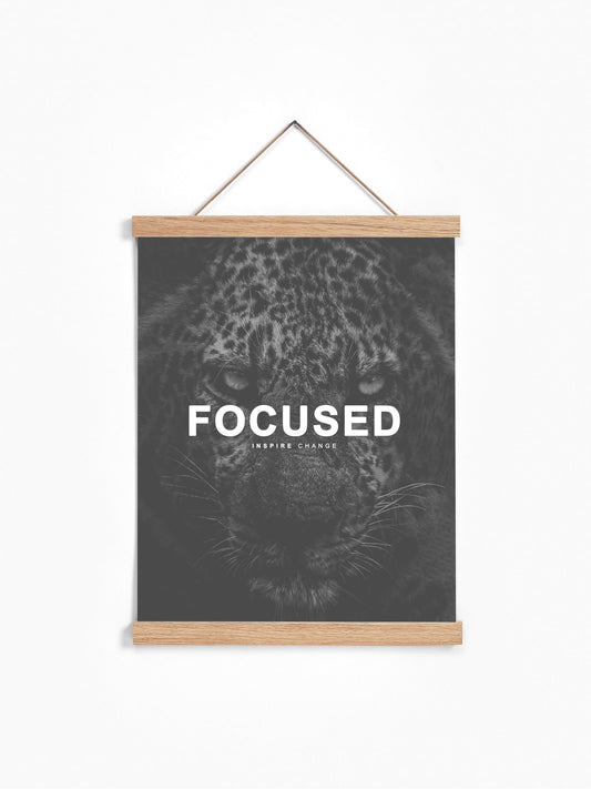 I am  "FOCUSED" Mulligan Brothers Motivational Poster