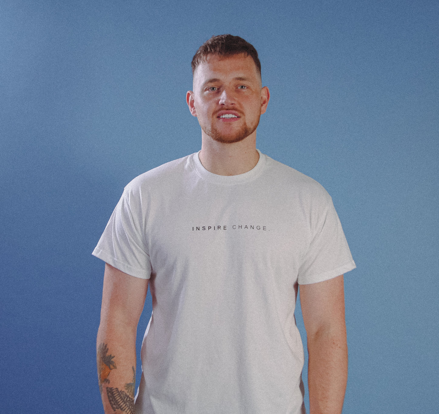 Mulligan Brothers "Inspire Change" Official T Shirt (White)