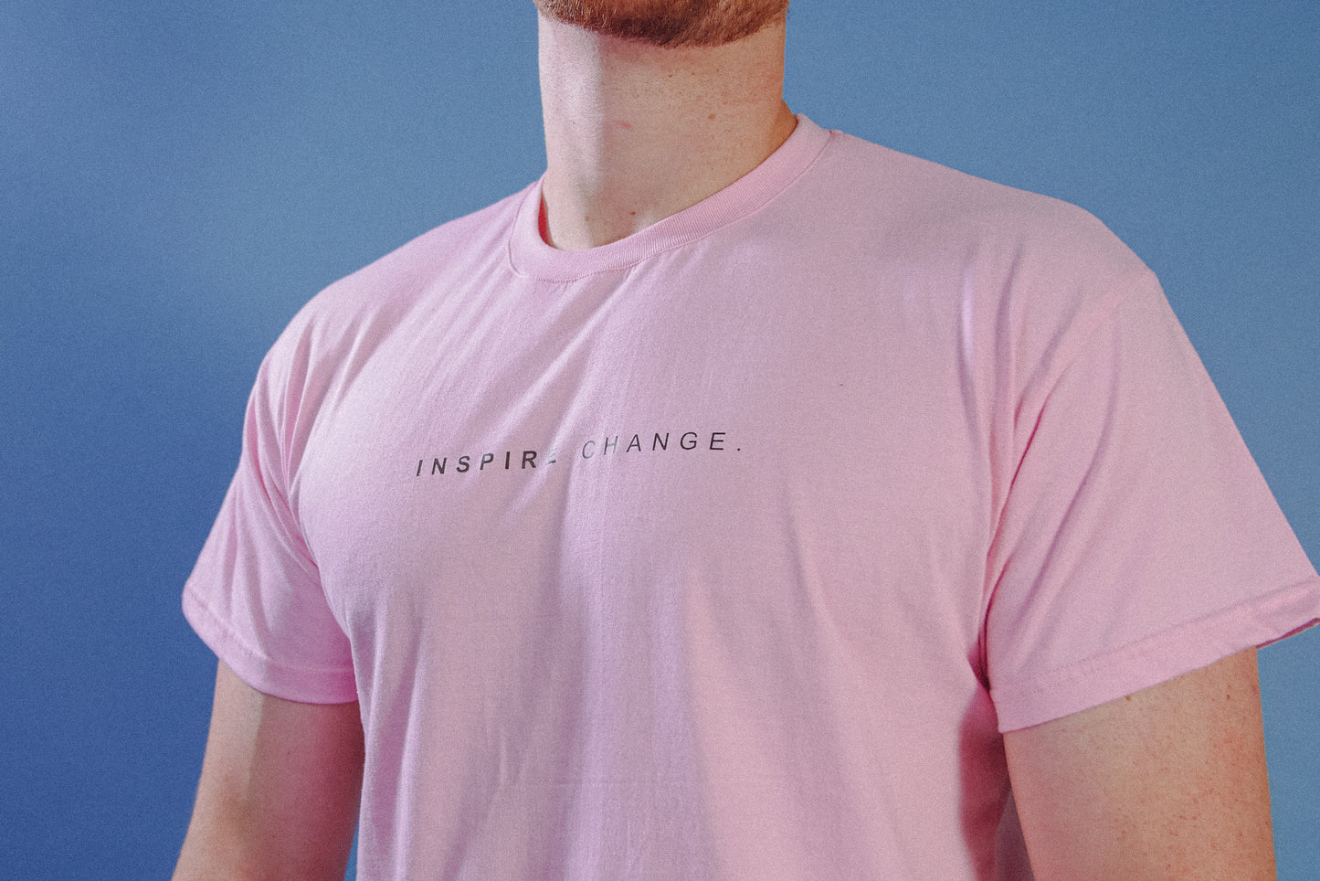 Mulligan Brothers "Inspire Change"  (fitted) Official T Shirt (Pink)
