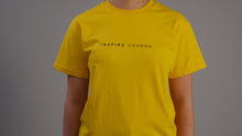 Load image into Gallery viewer, Mulligan Brothers &quot;Inspire Change&quot; Official T Shirt (Yellow)
