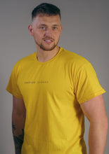 Load image into Gallery viewer, Mulligan Brothers &quot;Inspire Change&quot; Official T Shirt (Yellow)
