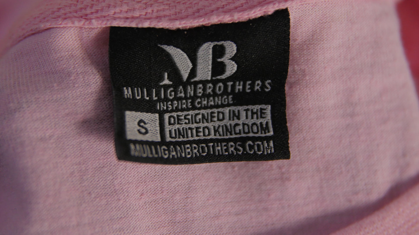 Mulligan Brothers "Inspire Change"  (fitted) Official T Shirt (Pink)
