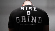 Load image into Gallery viewer, “Rise and Grind” Mulligan Brothers Motivational Gym ) fitted T-shirt Official
