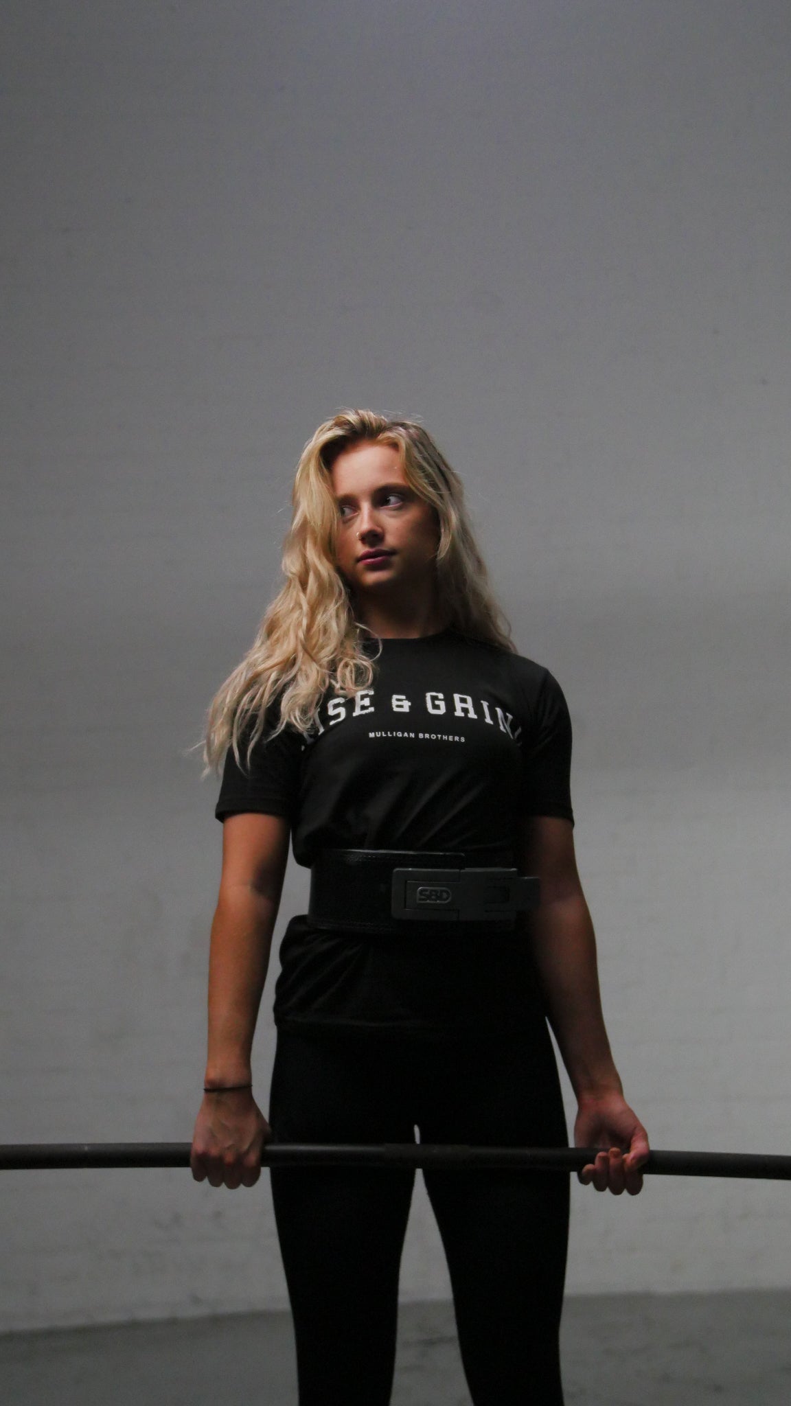 “Rise and Grind” Mulligan Brothers Motivational Gym ) fitted T-shirt Official